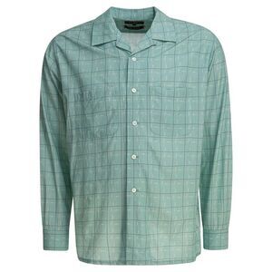 BEAMS PLUS Checked Long Sleeve Shirt Men GREEN Shirts